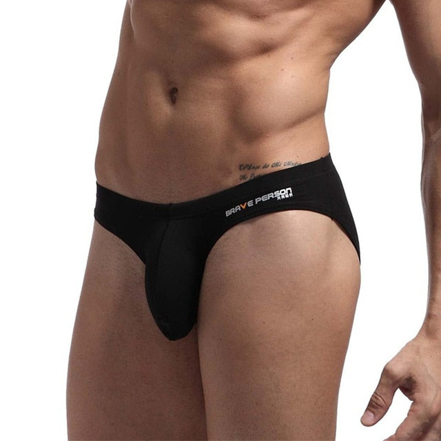 BRAVE PERSON Sexy Men Underwear Briefs U convex Big Penis Pouch Design Wonderjock Men Cotton Briefs for Man Bikini Hot Sale