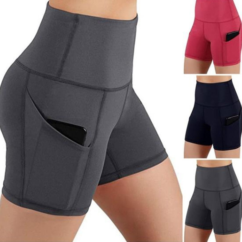 Women's Lifting Workout Gym Booty Shorts High Waisted Yoga Sports