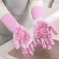 Magic Dish washing Silicone Gloves