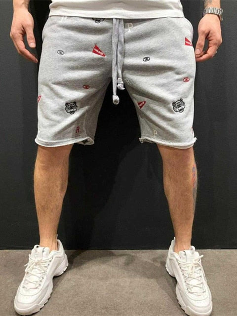 Trends Brand Shorts Male Beggar Shorts Embroidered Fashion 5 Piont Pants Summer Outdoor Sport Casual Street Hip Hop Short Pants