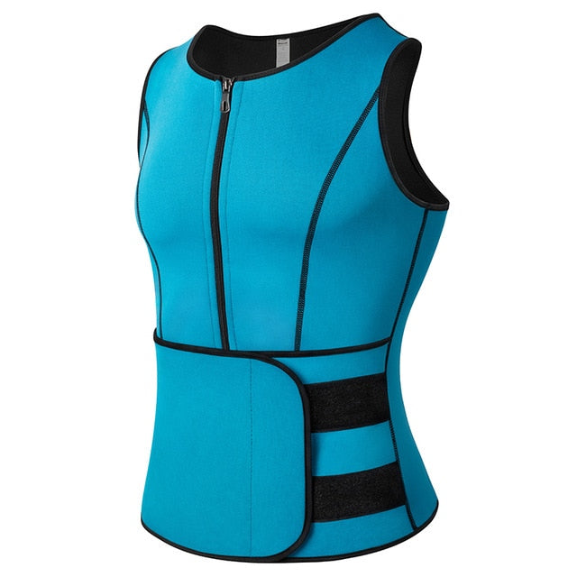 Plus Size 7XL Neoprene Waist Trainer Corset Slimming Vest Sweat
