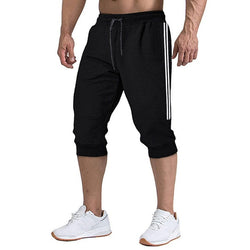 2021 New Men Jogger Casual Slim Harem Shorts Soft 3/4 Trousers Fashion New Brand Men Sweatpants Summer Comfy Male Shorts  XXXL