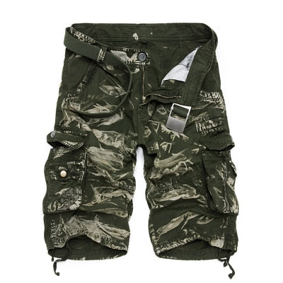 Camouflage Camo Cargo Shorts Men 2021 New Mens Casual Shorts Male Loose Work Shorts Man Military Short Pants Plus Size 29-44