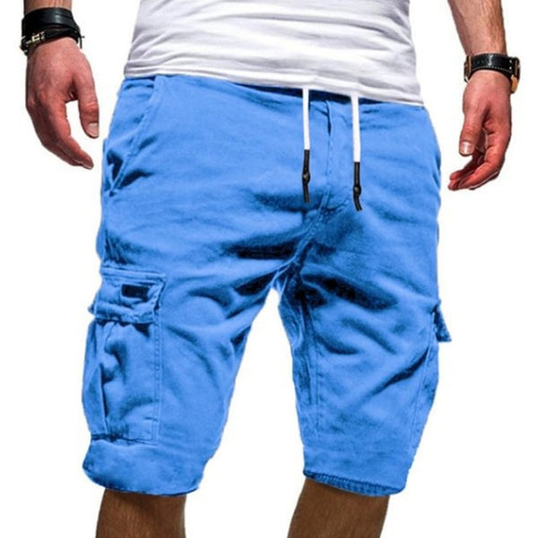 2021 Men's Shorts Cargo Shorts Summer Bermudas Male Flap Pockets Jogger Shorts Casual Working Army Tactical Soft Comfort