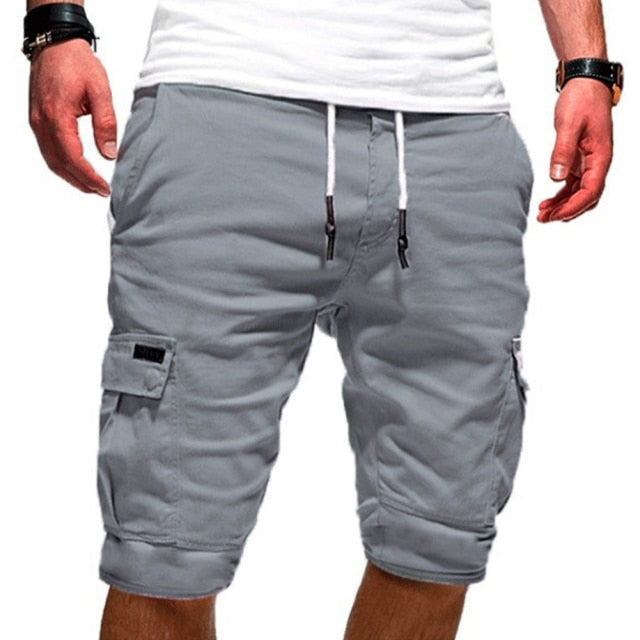 2021 Men's Shorts Cargo Shorts Summer Bermudas Male Flap Pockets Jogger Shorts Casual Working Army Tactical Soft Comfort