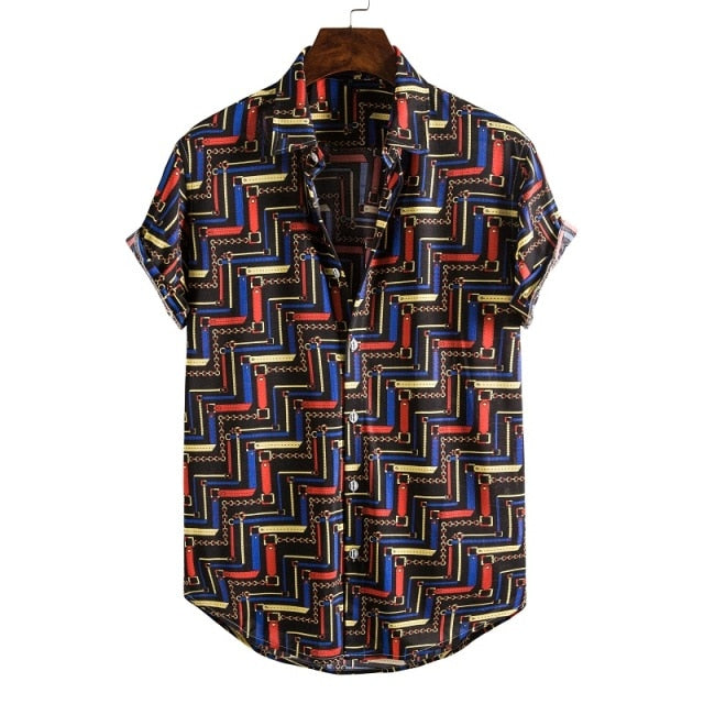 Men's shirt Camisas florales  manga larga de Otoño estampadas con flores corte delgado para hombres camisola 2021